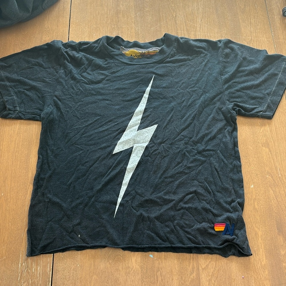 Lightning bolt Aviator nation tee